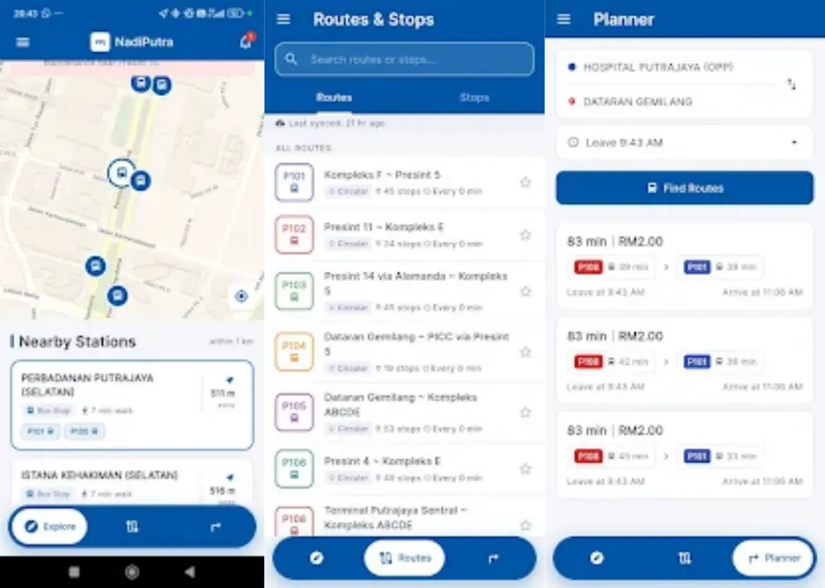 Nadiputra — Smart Public Bus Real-Time System