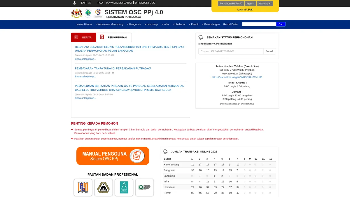 Sistem OSC 4.0 (Development Plan Portal) — Image 1