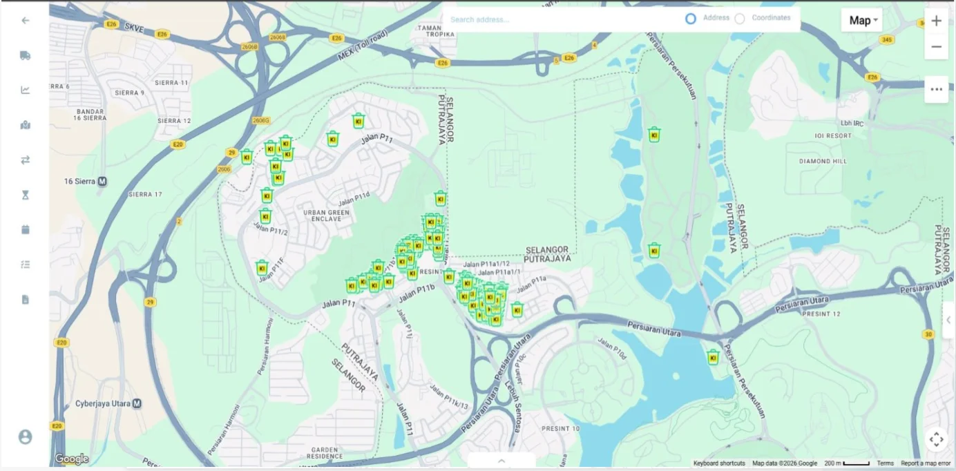 Smart Bin Putrajaya — Sensor-Enabled Public Waste Bins — Image 1